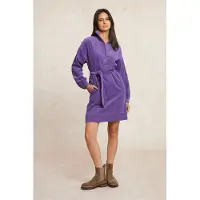 River Woods Belted Corduroy Dress With Buttons Purple Talla: 34 | Blusón Outlet | Mujer | Púrpura