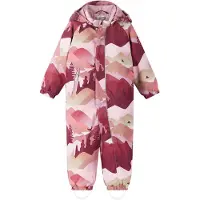 Reima - Kid's Reimatec Winter Overall Puhuri Print - Mono size 98, fucsia