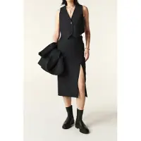 Ba&sh Mid-length Skirt Bluenuit Talla: 40 | Faldas Midi Outlet | Mujer | Azul