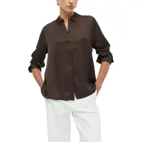 s.Oliver Blouses Brown Talla: 44 | Manga Larga Outlet | Mujer | Marrón