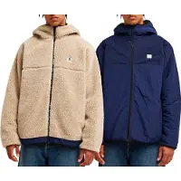 Dc-shoes - Coldstag Sherpa Reversible Jacket Oatmeal - Talla M - Beige