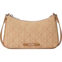 Calvin Klein Emblem All-over Print Jacquard Bag Cornstalk Talla: OS | Bolsos de Mano Outlet | Mujer
