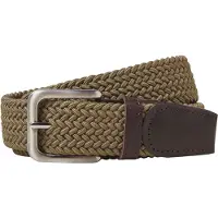 Jack & Jones Cinturón 'JACSPRING' marrón / oliva