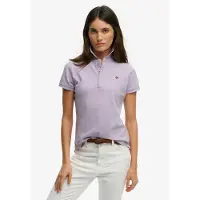 Superdry para mujer. W6012208A Polo Heritage Slim Fit lila (L), Casual, Algodón, Manga corta, outlet 2026.