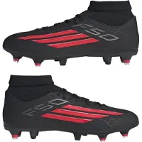 Adidas adidasBota de fútbol de media caña F50 LEAGUE para césped natural húmedo 45 1/3 Core Black / Lucid Red / Core Black Unisex