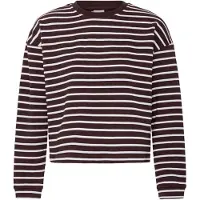 Ichi Sudadera 'BASMA' marrón / blanco