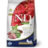 Farmina N&D Quinoa Dog Digestion Cordero Adulto Mini - Alimento seco para perros - 2.5 kg