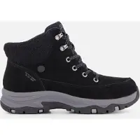 SKECHERS Botines con cordones negro