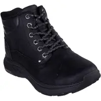 SKECHERS Botas con cordones 'Pollard - Waylon' negro