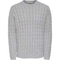 Only & Sons Jersey 'ONSKicher' gris moteado