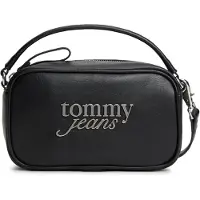 Tommy Hilfiger Bolso de hombro 'BOLD' negro / plata