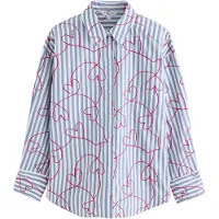 Next Blusa azul claro / rosa / blanco
