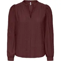 ONLY Blusa 'ONLMINNA' marrón castaño