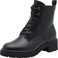 Tamaris Botines con cordones negro