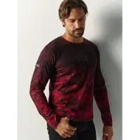 KOROSHI Camiseta rojo / rojo oscuro / negro