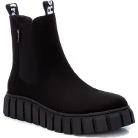 Refresh para mujer. 17024902-NEGRO Botines 170249 negro (35), Plano, 1 a 3cm, Cremallera, Casual, outlet 2026.