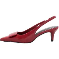 Lipsy Zapatos destalonado rojo oscuro