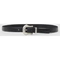 John Varvatos 25mm - Eastwood Roper Belt Black Talla: 38 | Cinturones Outlet | Hombre | Negro