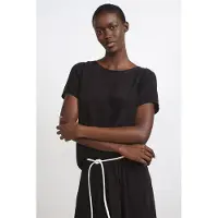 Humanoid Harper Blackish Talla: XS | Camisetas de Seda Outlet | Mujer | Negro