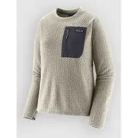 Patagonia - Women's R1 Air Crew - Jerséis de forro polar size M, gris/beige