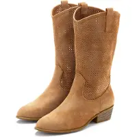LASCANA Botas camperas camelo