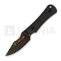 Kizer Cutlery Cuchillo Bone Copper Damascus, Black Micarta