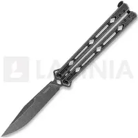 Kershaw Navaja mariposa Lucha Blackwashed