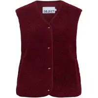 Object Chaleco 'ELLA' rojo vino