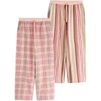Next Pantalón de pijama mezcla de colores / rosa