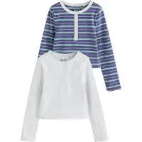 Next Camiseta navy / gris claro / menta