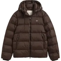 Gant para hombre. 7006661 Chaqueta Active marrón oscuro (L), Negro, Deportivo, Poliéster Reciclado, outlet 2026.