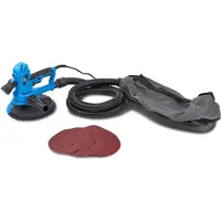 HBM Lijadora de pared y techo de 180 mm - 750 vatios con lámpara LED
