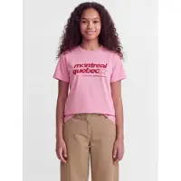 JJXX Camiseta 'JXMerle' rosa / rojo oscuro