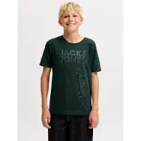 Jack & Jones Junior Camiseta 'JJECORP' verde oscuro