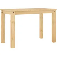 vidaXL Mesa de comedor PANAMA, 112x60x75 cm, madera maciza de pino