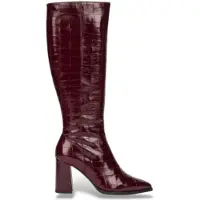 Wonders para mujer. M-5442_2415_9834 Botas de Piel Aurora 42 Burdeos (36), 5 a 8cm, Cremallera, Casual, Granate, Clásico, outlet 202