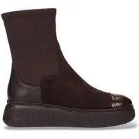 Wonders para mujer. A-5207_941_9332 Botines de Piel Xfly 07 Marrón (39), Plano, Cremallera, Casual, outlet 2026.