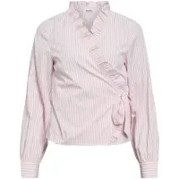 Object Blusa 'OBJPeri' rosé / blanco