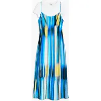 Desigual , Vestido combinado, Viscosa, Azul, XL