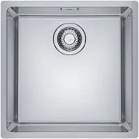 Franke Fregadero de acero inoxidable empotrado Maris, modelo MRX 210-40, con mando giratorio de acero inoxidable, a partir de 45 cm. Código: 127.0537.611.