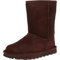 Bearpaw - Women's Elle Short - Botas invierno size 42, marrón