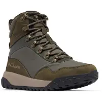 Columbia Sportswear - Apreski - Burnsider Omni-Heat Infinity Deep Olive Tangy Orange de Cuero - Talla 41,5 - Caqui