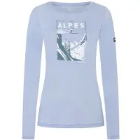 Super.natural - Women's Alpes L/S - Camiseta de manga larga size M, morado