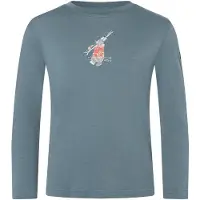 Super.natural - Kid's Bunny L/S - Camiseta de manga larga de merino size 140, gris