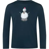 Super.natural - Kid's Snowman L/S - Camiseta de manga larga de merino size 116, azul
