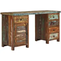 vidaXL Escritorio de madera maciza reciclada, 140x50x77 cm, marca