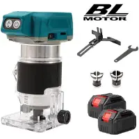 OEM Desbrozadora eléctrica, motor sin escobillas, velocidad ajustable, 2 baterías