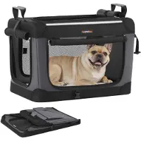 Feandrea , transportín plegable para perros, 60 cm, ideal para perros pequeños, bolsa de transporte para perros, color Oxford