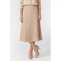 ARKET Jockey Skirt Beige Talla: 36 | Faldas Midi Outlet | Mujer | Marrón