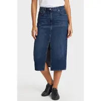ARKET Jabba Denim Skirt Blue Talla: 36 | Faldas Midi Outlet | Mujer | Azul